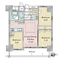 間取図画像 3LDK