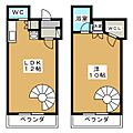 プレジール弁天3階10.2万円