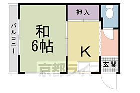 京都府京都市下京区梅湊町（賃貸マンション1DK・2階・18.00㎡） その2