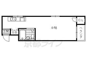 メゾン・ド・ノース 201 ｜ 京都府京都市右京区嵯峨北堀町（賃貸マンション1R・2階・17.82㎡） その2