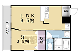 あゆま邸 310 ｜ 京都府京都市北区衣笠東開キ町（賃貸マンション1LDK・3階・32.24㎡） その2