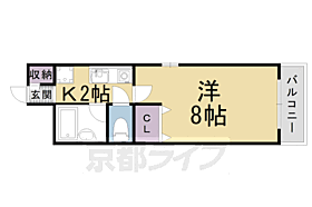 プレミール車道 204 ｜ 京都府京都市右京区太秦安井車道町（賃貸マンション1K・2階・24.00㎡） その2