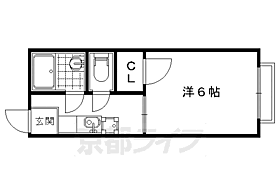 ＧＲＥＥＮＳ B-23 ｜ 京都府京都市右京区龍安寺池ノ下町（賃貸アパート1K・2階・18.72㎡） その2