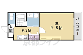 プリマード松伊 402 ｜ 京都府京都市中京区壬生梛ノ宮町（賃貸マンション1K・4階・29.24㎡） その2