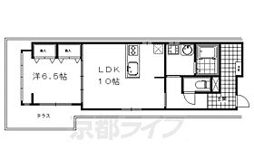 京都府京都市中京区花立町（賃貸マンション1LDK・1階・46.61㎡） その2