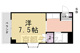 グランタック竜安寺 307 ｜ 京都府京都市右京区龍安寺塔ノ下町（賃貸マンション1K・3階・19.00㎡） その2