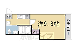 チェーズ高辻葛野西 206 ｜ 京都府京都市右京区梅津神田町（賃貸マンション1K・2階・26.07㎡） その2