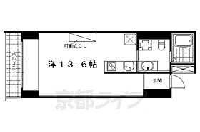 京都府京都市中京区蟷螂山町（賃貸マンション1R・4階・28.69㎡） その2