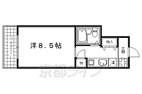 京都府京都市中京区梅屋町（賃貸マンション1K・4階・22.00㎡） その2