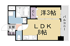 ピーノ京都西大路 405 ｜ 京都府京都市南区吉祥院中島町（賃貸マンション1LDK・4階・28.08㎡） その2