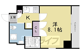 京都府京都市下京区材木町（賃貸マンション1K・3階・24.52㎡） その2