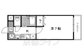 ガーネット一条庵 202 ｜ 京都府京都市北区大将軍西町（賃貸マンション1K・2階・20.88㎡） その2