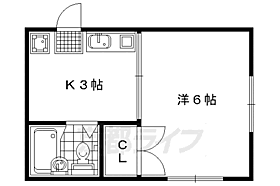 コテージマリン 202 ｜ 京都府京都市右京区常盤出口町（賃貸マンション1K・2階・19.80㎡） その1