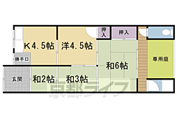 太秦安井柳通町貸家 西端