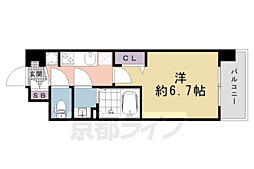 京都市営烏丸線 十条駅 徒歩3分 6階/-