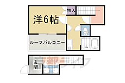 JR山陰本線 円町駅 徒歩7分の賃貸アパート