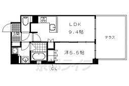 リーガル京都堀川中立売 1LDKの間取図画像
