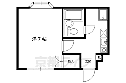 ヴィラ・サンシャイン 1Kの間取図画像