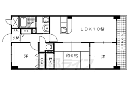 モイセス桜木 3LDKの間取図画像