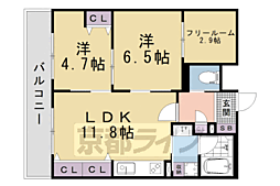 INSIGHT REPOS YANASHINA SHIN-JUJO 2SLDKの間取図画像