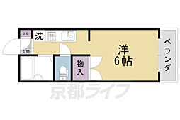 メゾン悠 1Kの間取図画像