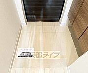 靴収納付きの玄関