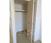 たくさん収納できるクローゼットです