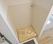 洗濯機置き場です。