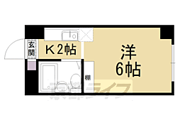 NRハイツ 1Kの間取図画像