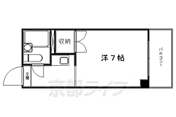 ハイツタケイチ 1Kの間取図画像
