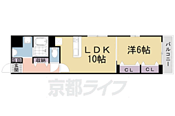 パークサイドケヤキ2 1LDKの間取図画像