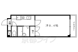 グランデ36 1Kの間取図画像