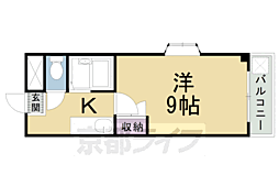 メゾンセザンヌ 1Kの間取図画像