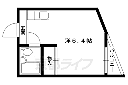 ハイツいちはら 1Kの間取図画像