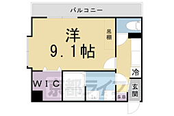 メゾン・エイム 1Kの間取図画像