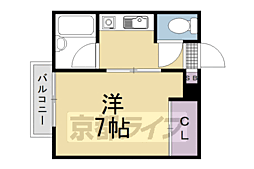 ハイツ平井 1Kの間取図画像