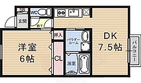 滋賀県大津市大江８丁目（賃貸アパート1LDK・1階・40.40㎡） その2