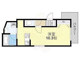 京都府京都市山科区大宅中小路町（賃貸アパート1R・1階・27.46㎡） その2