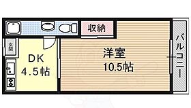 滋賀県大津市平津１丁目（賃貸マンション1DK・3階・28.16㎡） その2