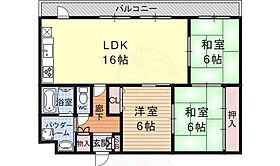 京都府京都市山科区大塚丹田（賃貸マンション3LDK・3階・73.00㎡） その2