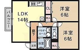 滋賀県大津市今堅田２丁目（賃貸アパート2LDK・1階・59.66㎡） その2