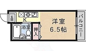 滋賀県大津市大将軍１丁目（賃貸マンション1K・3階・19.20㎡） その2