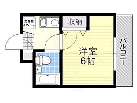 滋賀県大津市尾花川（賃貸マンション1K・2階・19.95㎡） その2