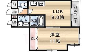 京都府京都市山科区竹鼻竹ノ街道町（賃貸マンション1LDK・7階・45.20㎡） その2