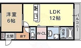 京都府京都市山科区西野岸ノ下町（賃貸アパート1LDK・1階・46.17㎡） その2