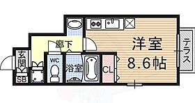 京都府京都市山科区厨子奥尾上町（賃貸アパート1K・1階・25.67㎡） その2