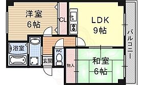 京都府京都市山科区音羽役出町（賃貸マンション2LDK・2階・51.09㎡） その2