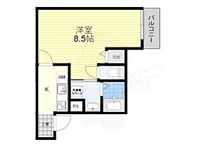 滋賀県大津市中央４丁目（賃貸マンション1K・3階・25.70㎡） その2