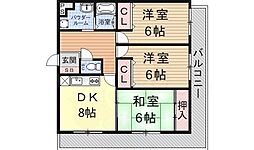 間取図画像 3DK