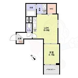 フラッツ六地蔵 3階/-